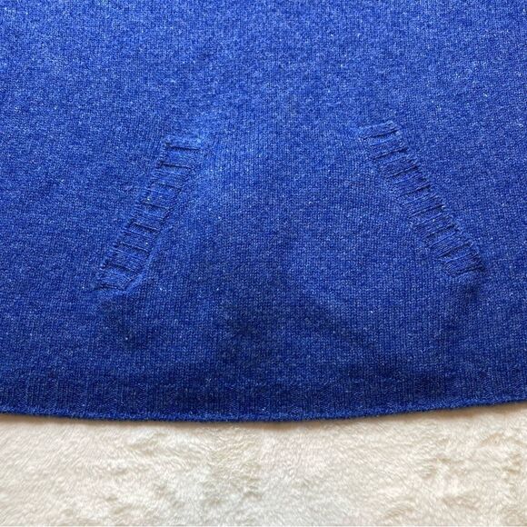 Field Gear Blue 100% Shetland Wool Sweater Size Large - Picture 7 of 10